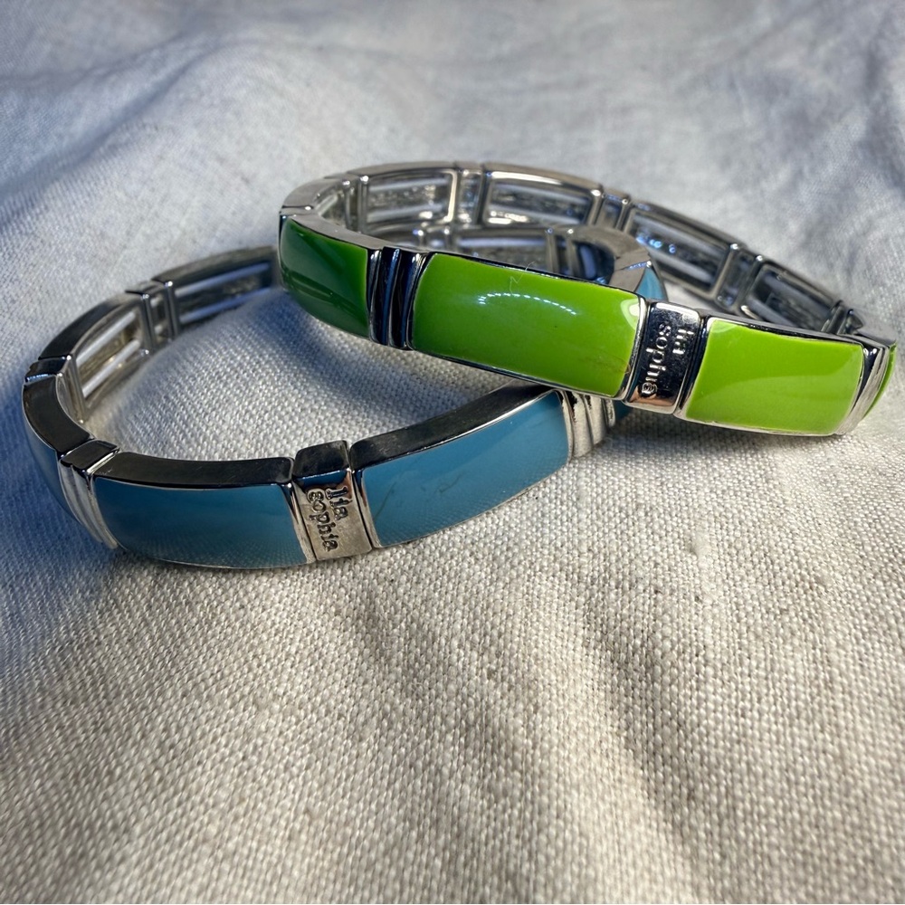 Lia Sophia Interval Bracelets in Grass and Adventura